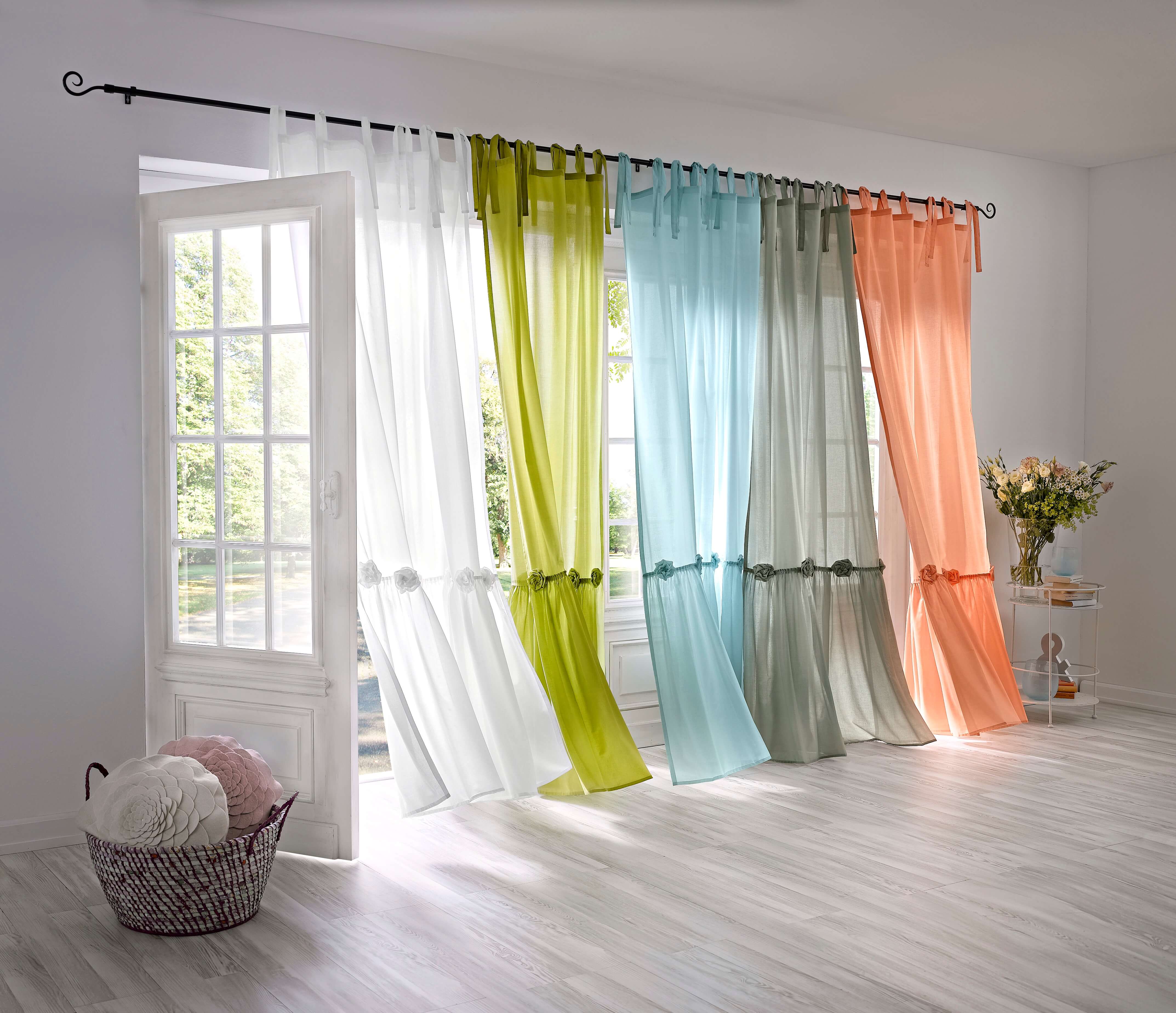 Esszimmer Fenster Gardinen