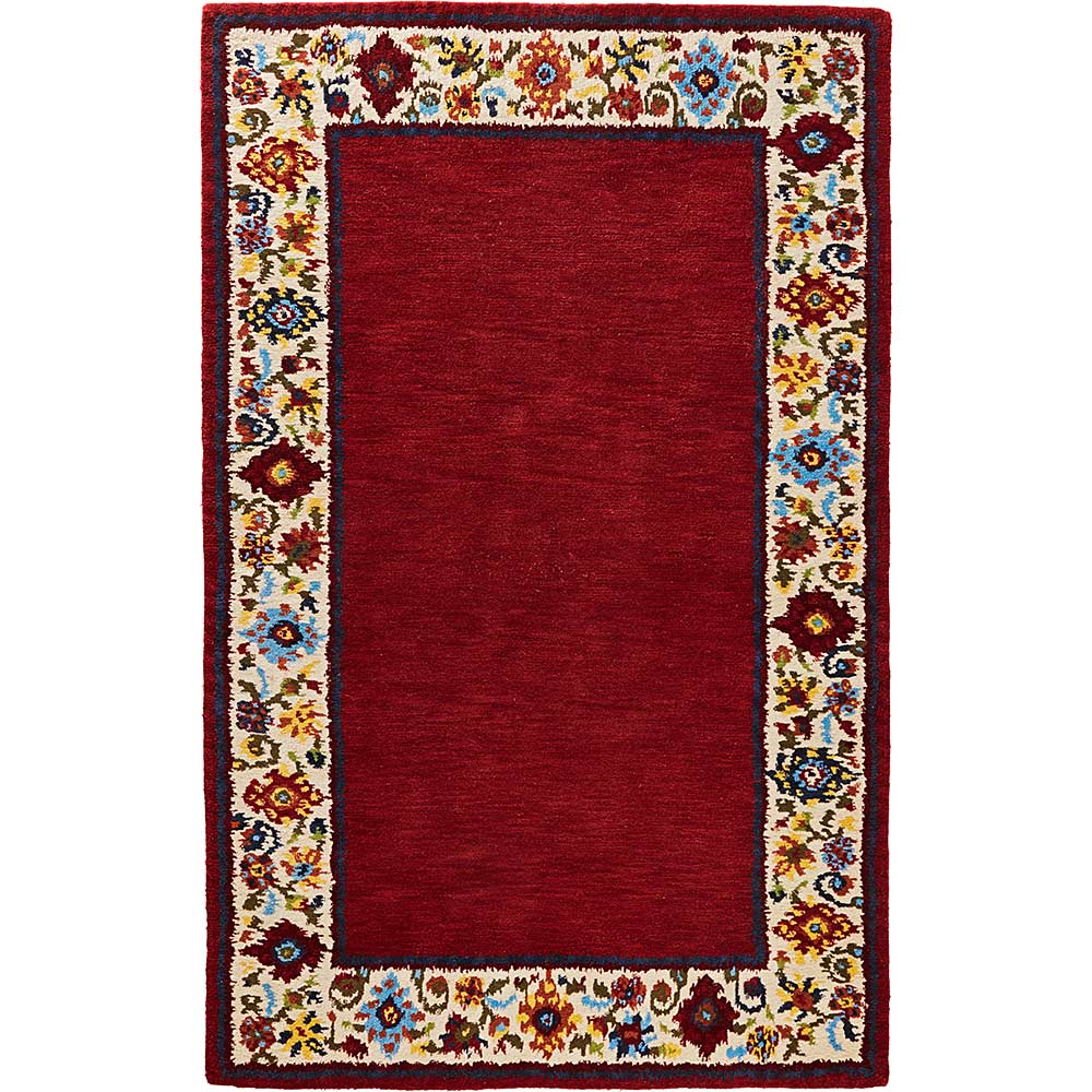 Handgearbeiteter Hochflor-Teppich aus reiner Schurwolle mit ca.12mm Florhöhe Handgearbeiteter Hochflor-Teppich aus reiner Schurwolle mit ca.12mm Florhöhe