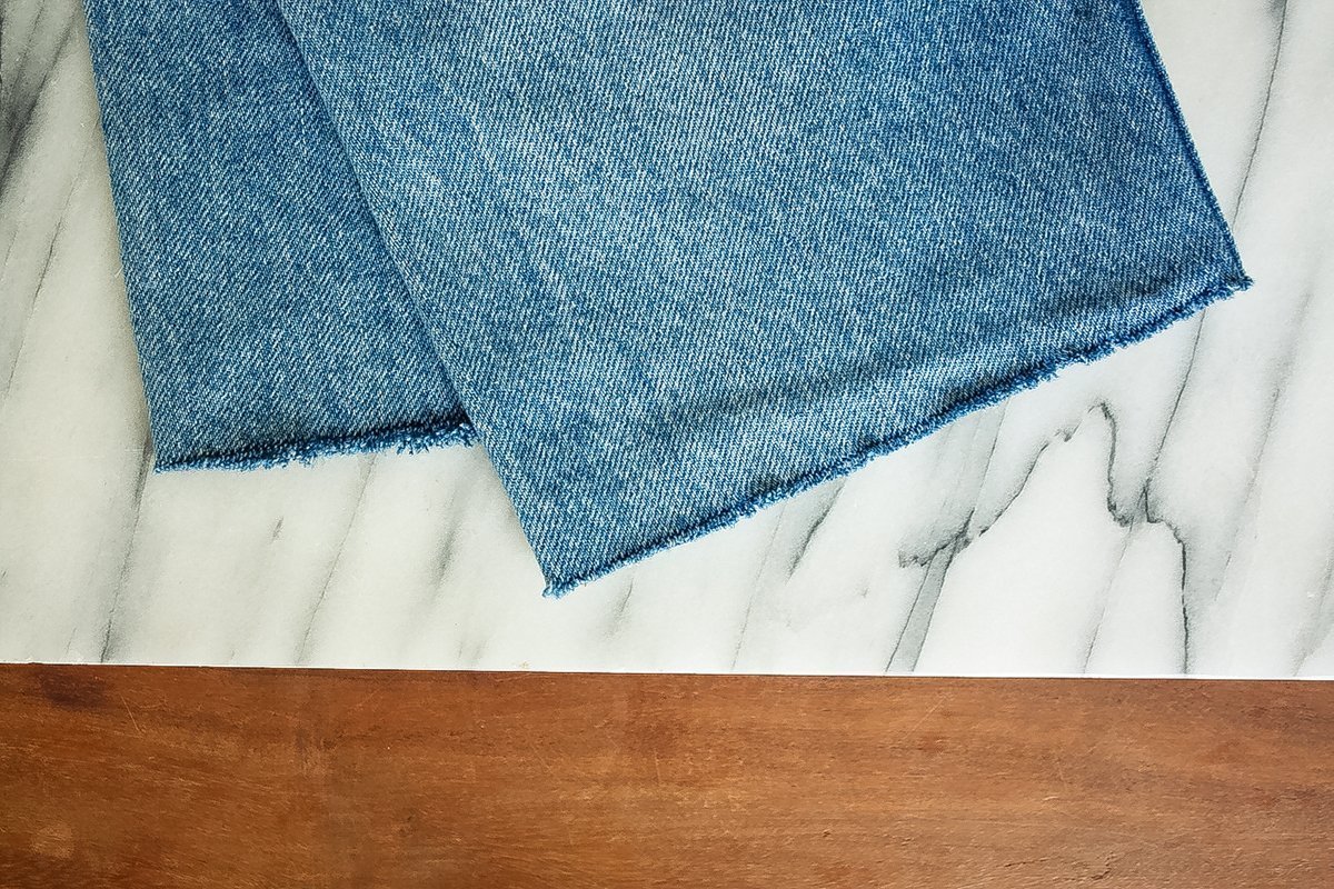 DIY - Jeans mit ausgefranstem Saum