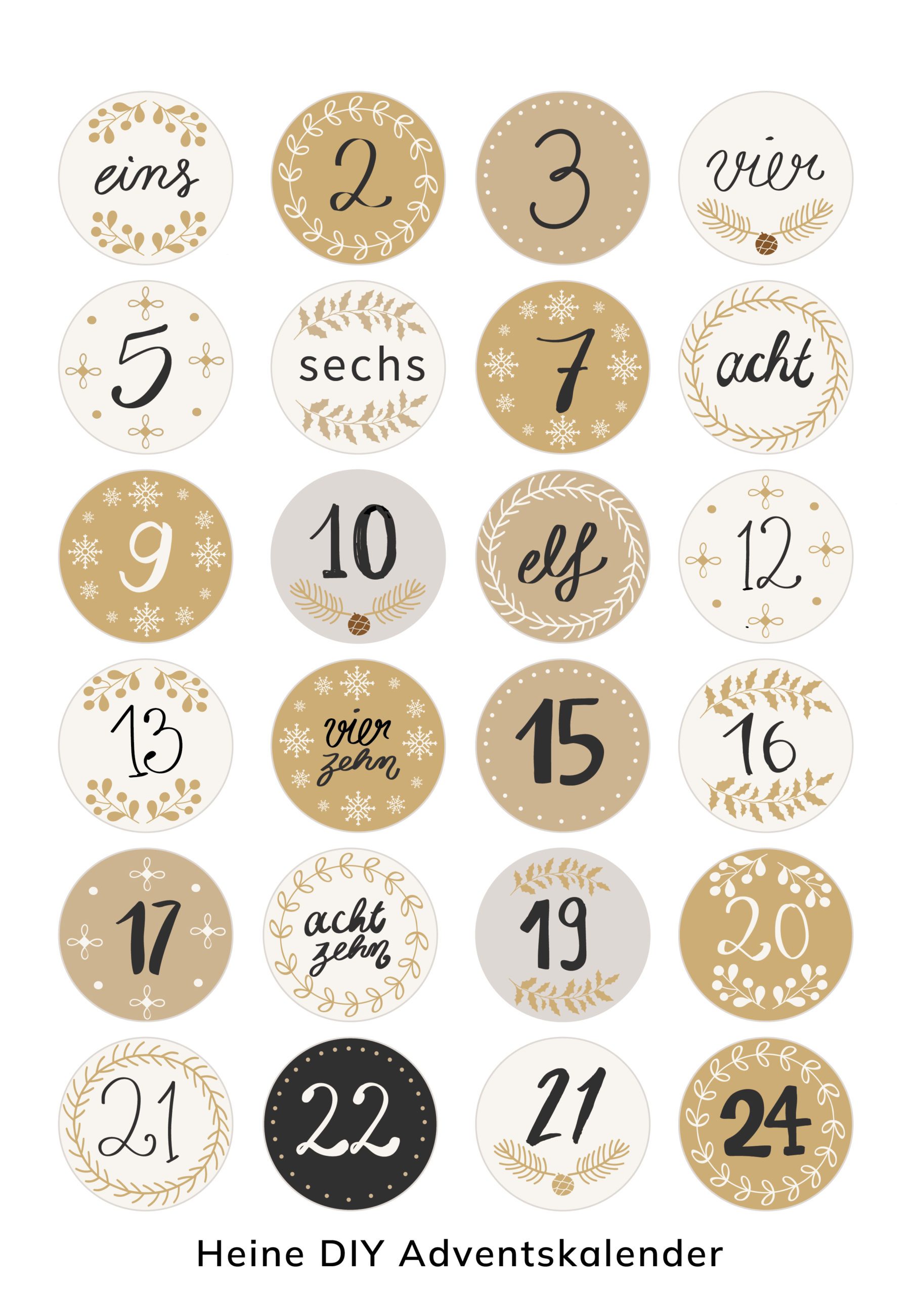 Meditation Innen Gründlich zahlen für adventskalender Modernisierung