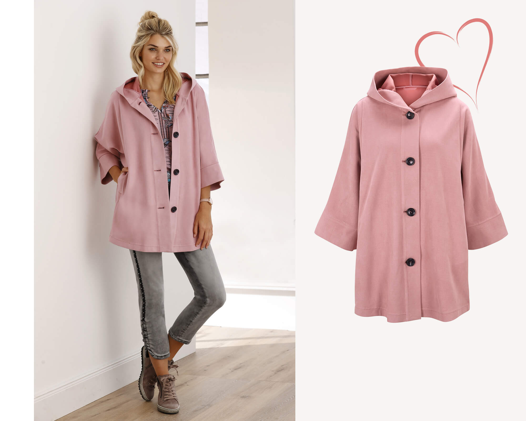 Rosa Jacke