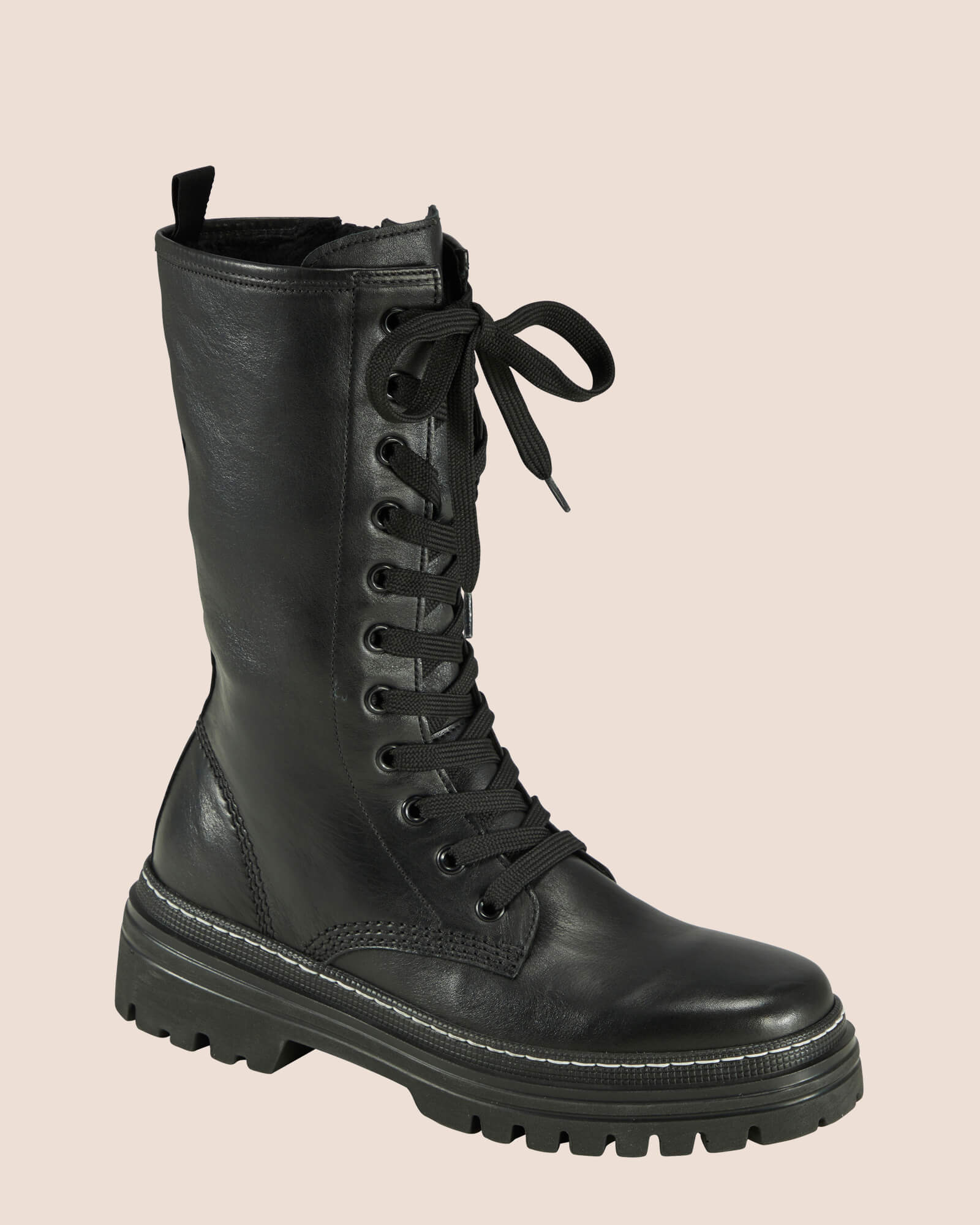 Boots mit hohem Schaft