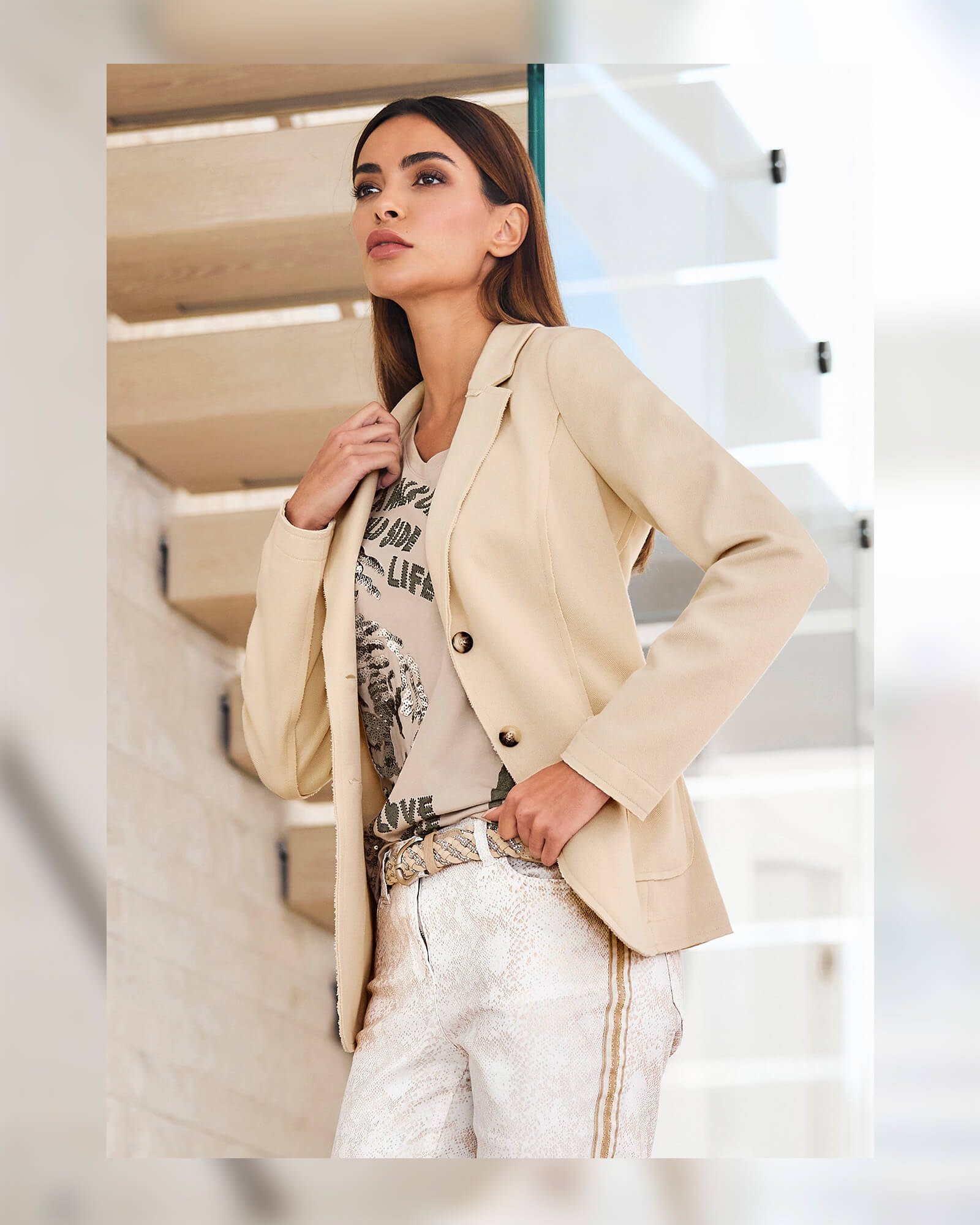 Blazer in Beige